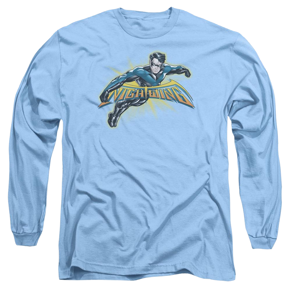 Batman Nightwing Burst - Men's Long Sleeve T-Shirt Men's Long Sleeve T-Shirt Nightwing   