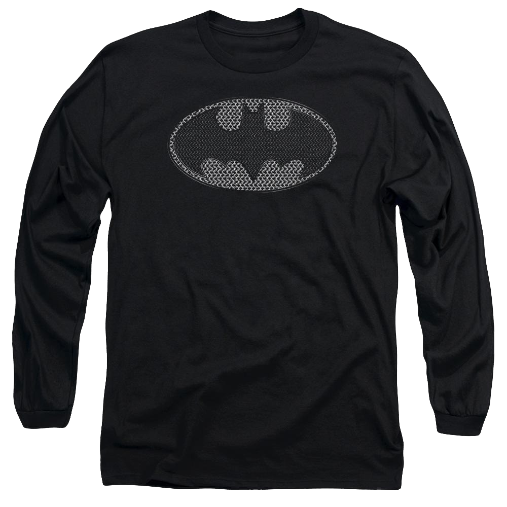 Batman Chainmail Shield - Men's Long Sleeve T-Shirt Men's Long Sleeve T-Shirt Batman   