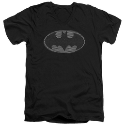 Batman Chainmail Shield - Men's V-Neck T-Shirt Men's V-Neck T-Shirt Batman   