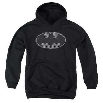 DC Batman Chainmail Shield - Youth Hoodie Youth Hoodie (Ages 8-12) Batman   