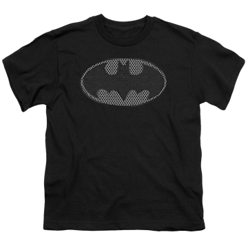 DC Batman Chainmail Shield - Youth T-Shirt Youth T-Shirt (Ages 8-12) Batman   