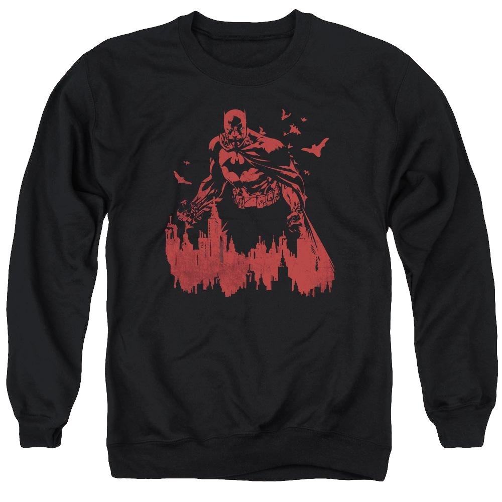 Batman Red Knight - Men's Crewneck Sweatshirt Men's Crewneck Sweatshirt Batman   