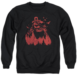 Batman Red Knight - Men's Crewneck Sweatshirt Men's Crewneck Sweatshirt Batman   