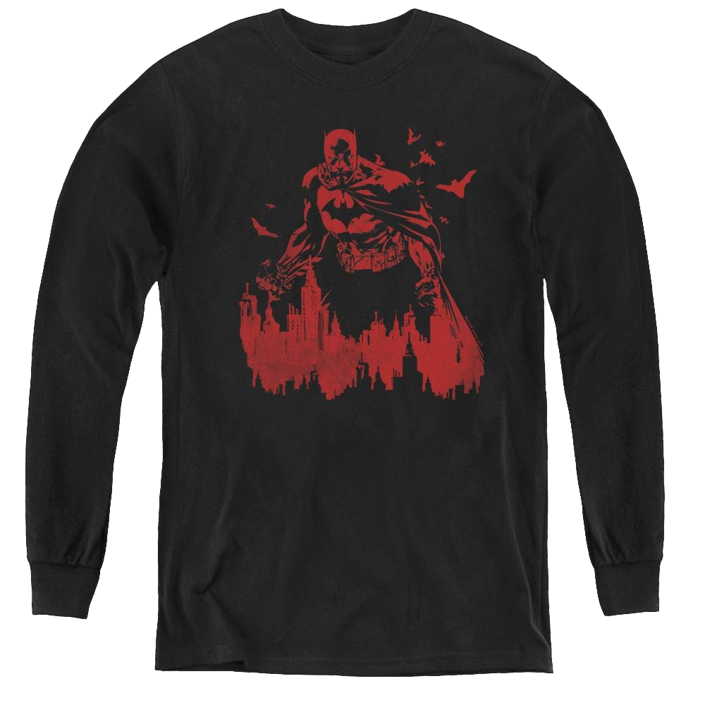 Dc Batman Red Knight - Youth Long Sleeve T-Shirt Youth Long Sleeve T-Shirt Batman   
