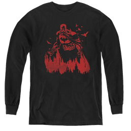 Dc Batman Red Knight - Youth Long Sleeve T-Shirt Youth Long Sleeve T-Shirt Batman   