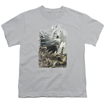 DC Batman Instill Fear - Youth T-Shirt Youth T-Shirt (Ages 8-12) Batman   