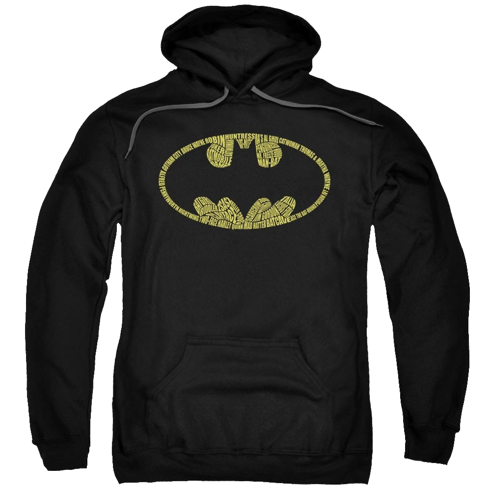 Batman Word Logo - Pullover Hoodie Pullover Hoodie Batman   