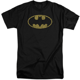 Batman Word Logo - Men's Tall Fit T-Shirt Men's Tall Fit T-Shirt Batman   