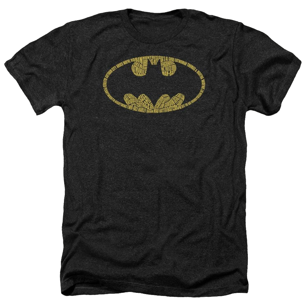 Batman Word Logo - Men's Heather T-Shirt Men's Heather T-Shirt Batman   