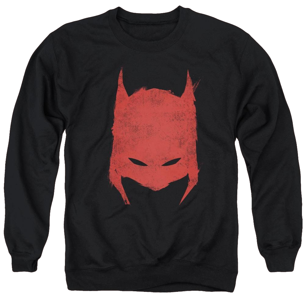 Batman Hacked &amp; Scratched - Men's Crewneck Sweatshirt Men's Crewneck Sweatshirt Batman   
