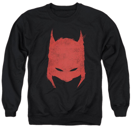 Batman Hacked &amp; Scratched - Men's Crewneck Sweatshirt Men's Crewneck Sweatshirt Batman   