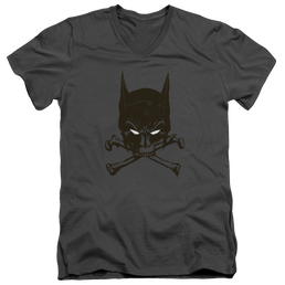 Batman Bat And Bones - Men's V-Neck T-Shirt Men's V-Neck T-Shirt Batman   