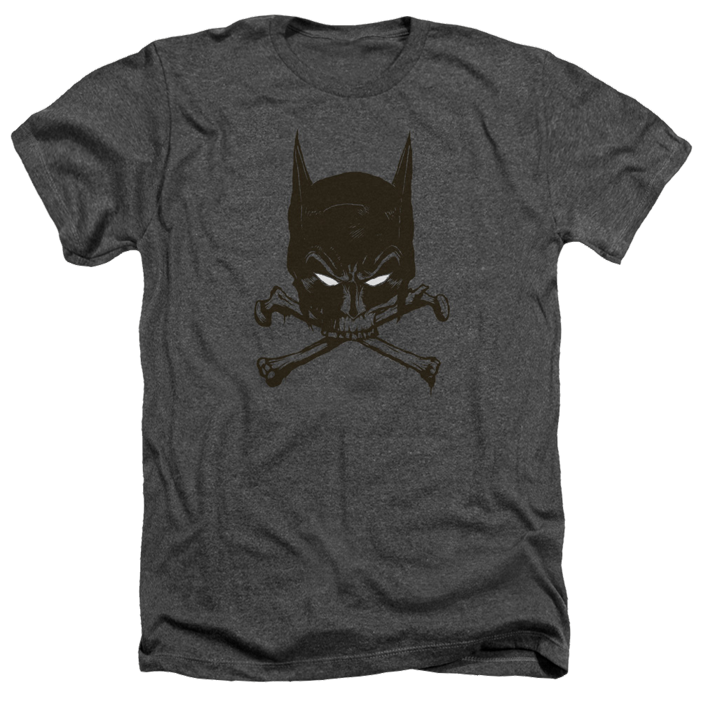 Batman Bat And Bones - Men's Heather T-Shirt Men's Heather T-Shirt Batman   
