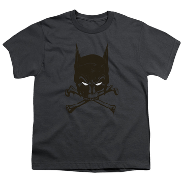 DC Batman Bat And Bones - Youth T-Shirt Youth T-Shirt (Ages 8-12) Batman   