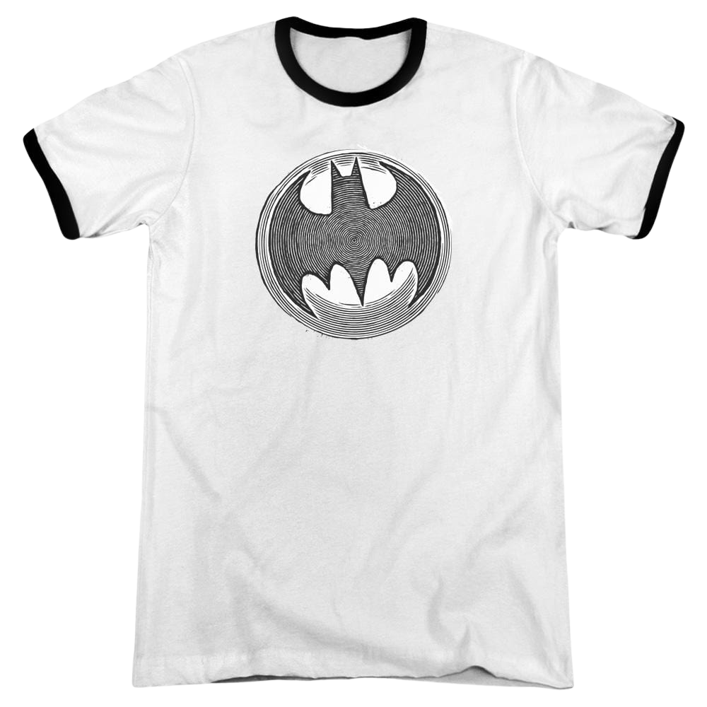 Batman Knight Knockout - Men's Ringer T-Shirt Men's Ringer T-Shirt Batman   