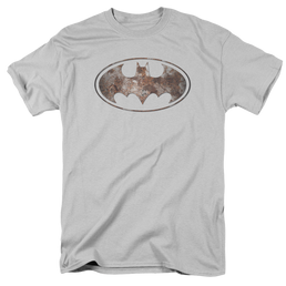 Dc Batman Heavy Rust Logo - Men's Regular Fit T-Shirt Men's Regular Fit T-Shirt Batman   