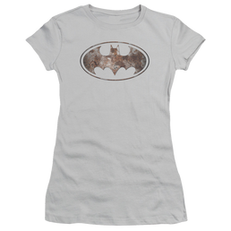 Batman Heavy Rust Logo - Juniors T-Shirt Juniors T-Shirt Batman   