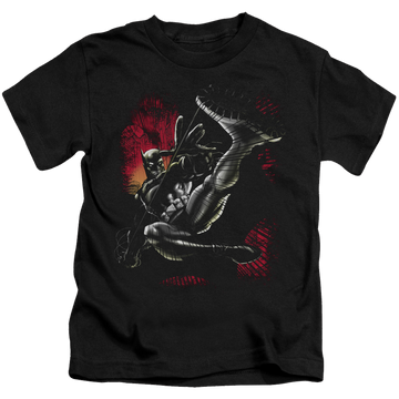 DC Batman Kick Swing - Kid's T-Shirt Kid's T-Shirt (Ages 4-7) Batman   