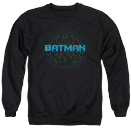 Batman Bat Tech Logo - Men's Crewneck Sweatshirt Men's Crewneck Sweatshirt Batman   