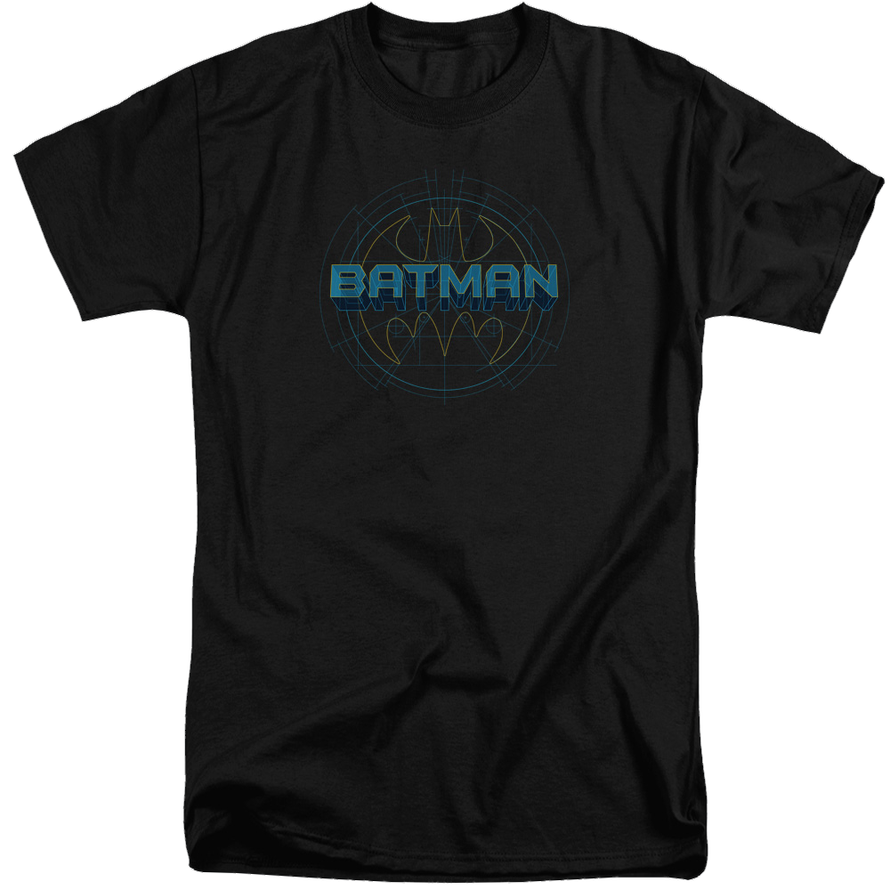 Batman Bat Tech Logo - Men's Tall Fit T-Shirt Men's Tall Fit T-Shirt Batman   
