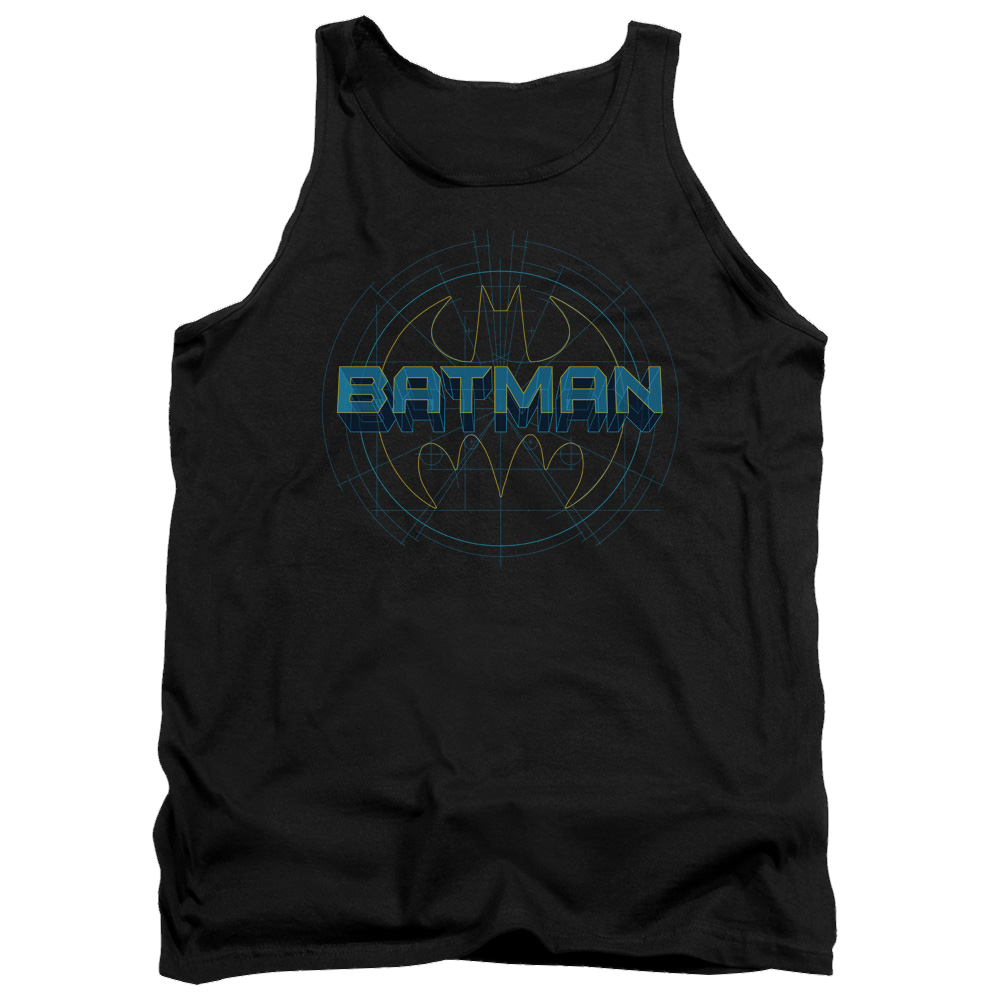 Batman Bat Tech Logo Men's Tank Men's Tank Batman   