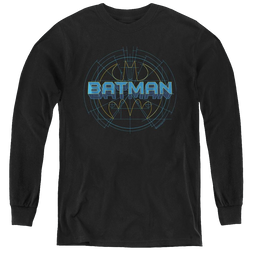 Dc Batman Bat Tech Logo - Youth Long Sleeve T-Shirt Youth Long Sleeve T-Shirt Batman   