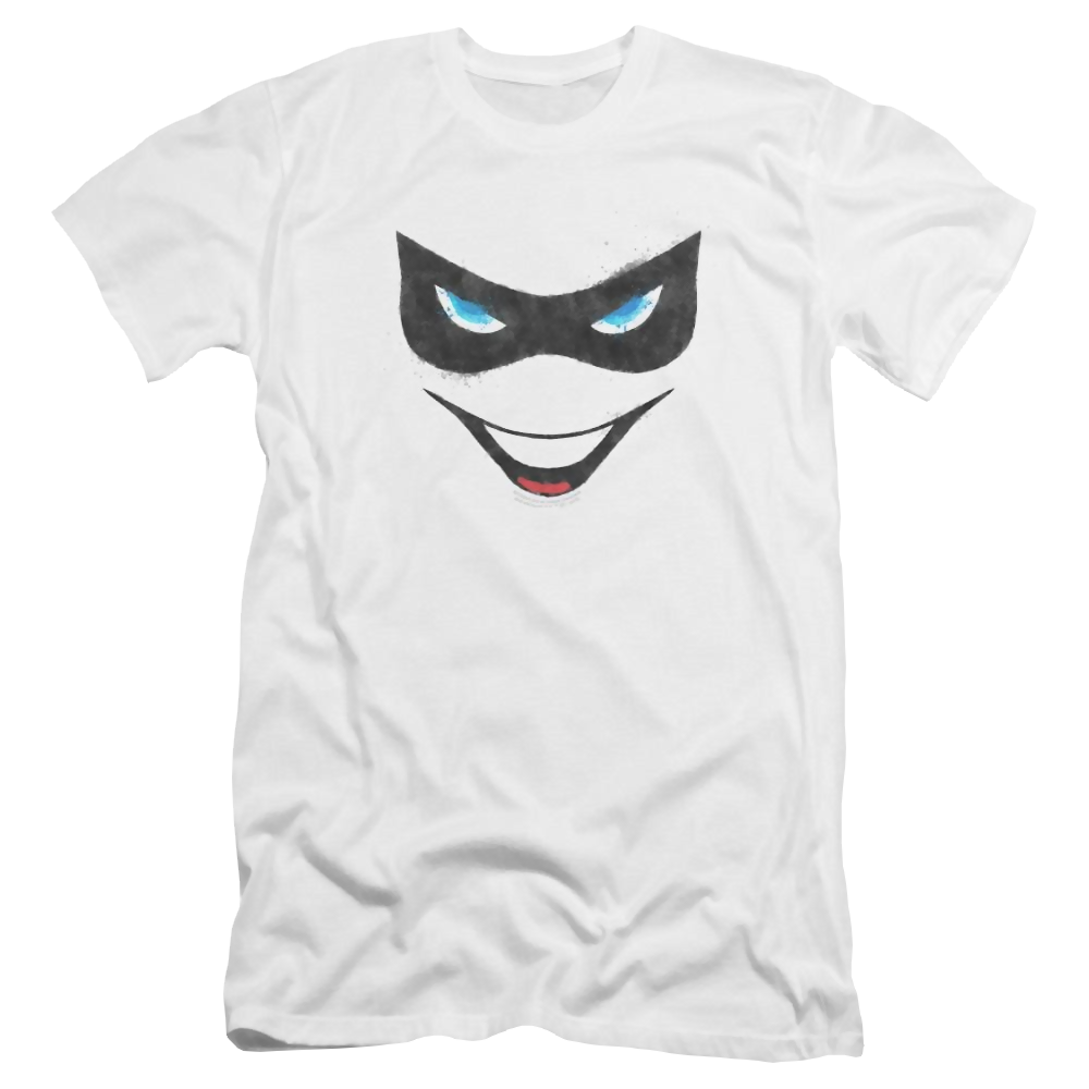 Batman Harley Face - Men's Premium Slim Fit T-Shirt Men's Premium Slim Fit T-Shirt Harley Quinn   