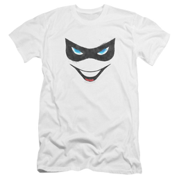 Batman Harley Face - Men's Premium Slim Fit T-Shirt Men's Premium Slim Fit T-Shirt Harley Quinn   