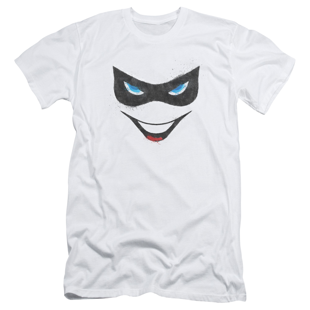 Batman Harley Face - Men's Slim Fit T-Shirt Men's Slim Fit T-Shirt Harley Quinn   