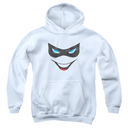 Harley Quinn Harley Face - Youth Hoodie Youth Hoodie (Ages 8-12) Harley Quinn   