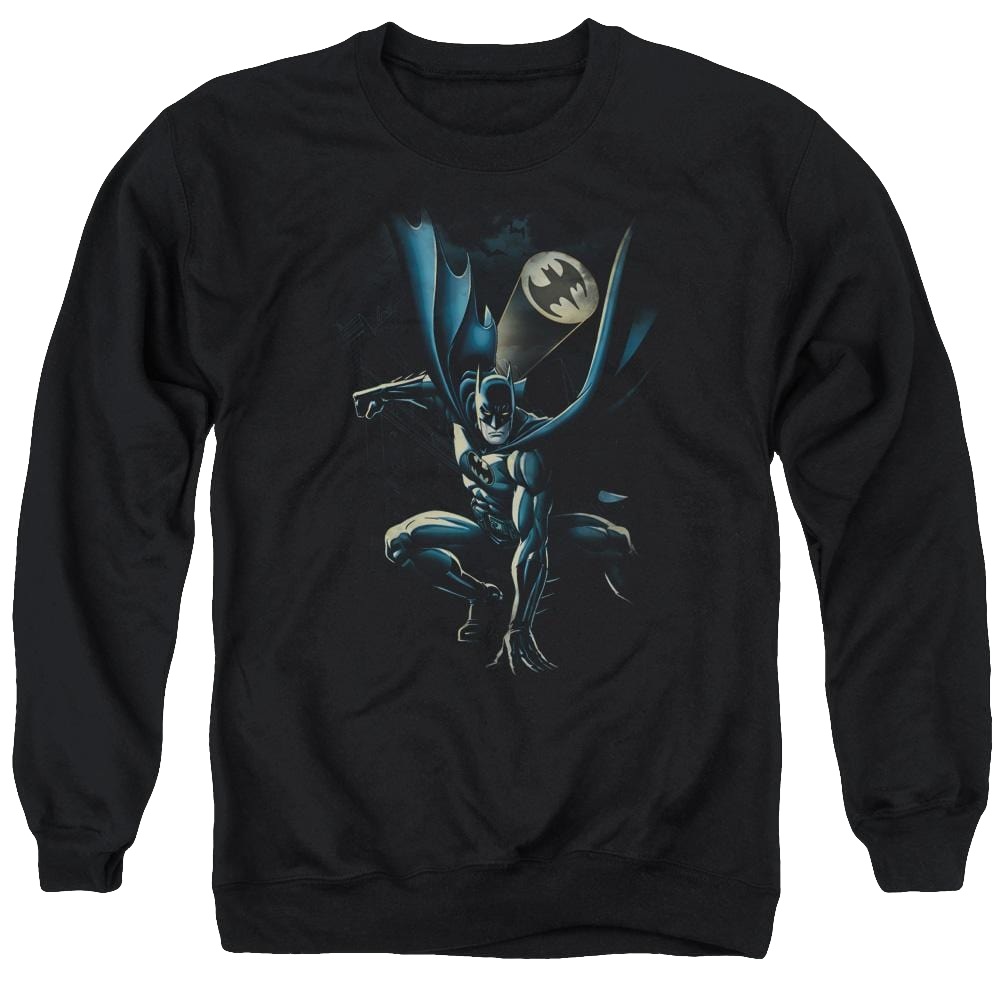 Batman Calling All Bats - Men's Crewneck Sweatshirt Men's Crewneck Sweatshirt Batman   