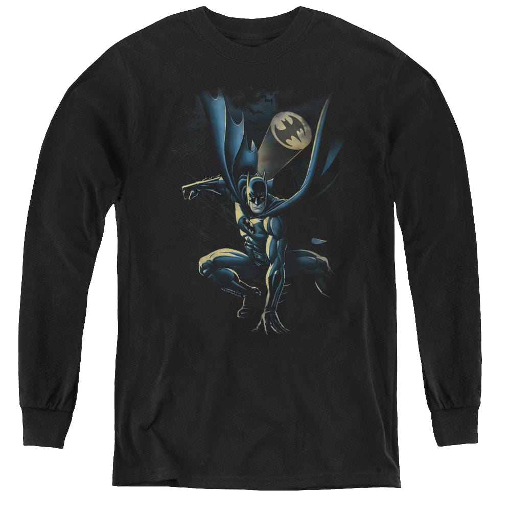 Dc Batman Calling All Bats - Youth Long Sleeve T-Shirt Youth Long Sleeve T-Shirt Batman   