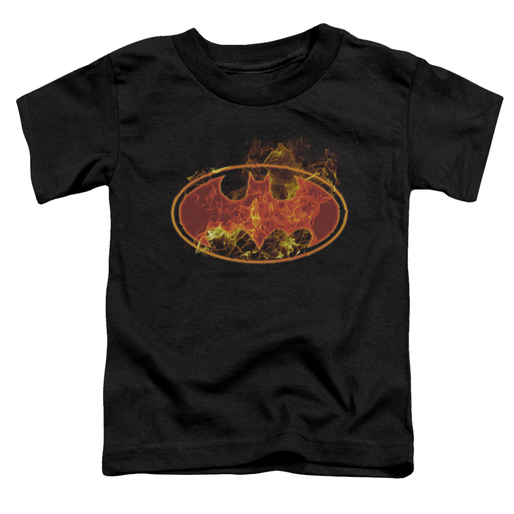 DC Batman Flames Logo - Toddler T-Shirt Toddler T-Shirt Batman   
