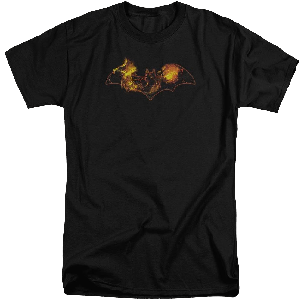 Batman Molten Logo - Men's Tall Fit T-Shirt Men's Tall Fit T-Shirt Batman   