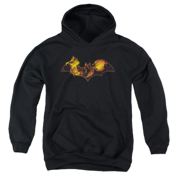 DC Batman Molten Logo - Youth Hoodie Youth Hoodie (Ages 8-12) Batman   