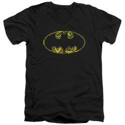 Batman Bats On Bats - Men's V-Neck T-Shirt Men's V-Neck T-Shirt Batman   