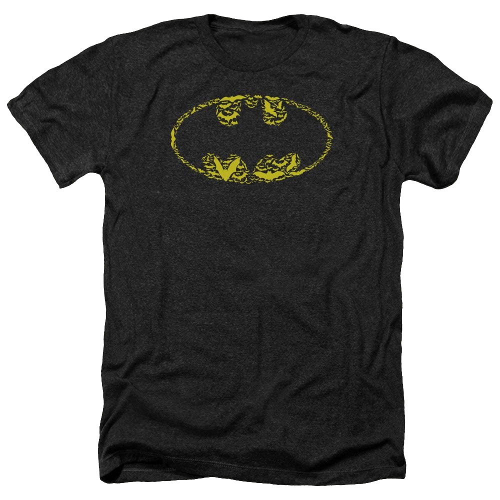 Batman Bats On Bats - Men's Heather T-Shirt Men's Heather T-Shirt Batman   