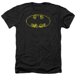 Batman Bats On Bats - Men's Heather T-Shirt Men's Heather T-Shirt Batman   
