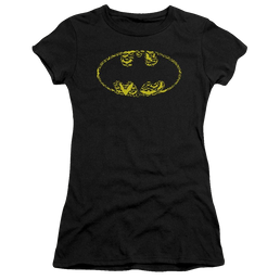 Batman Bats On Bats - Juniors T-Shirt Juniors T-Shirt Batman   