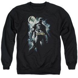 Batman The Knight - Men's Crewneck Sweatshirt Men's Crewneck Sweatshirt Batman   