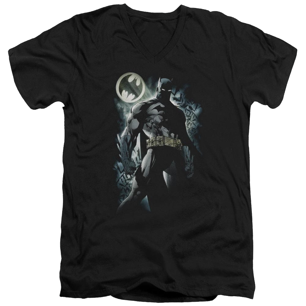 Batman The Knight - Men's V-Neck T-Shirt Men's V-Neck T-Shirt Batman   