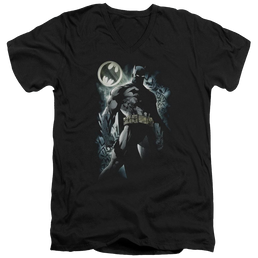 Batman The Knight - Men's V-Neck T-Shirt Men's V-Neck T-Shirt Batman   