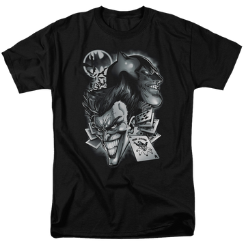 Black men's regular fit t-shirt with Batman Archenemies graphic
