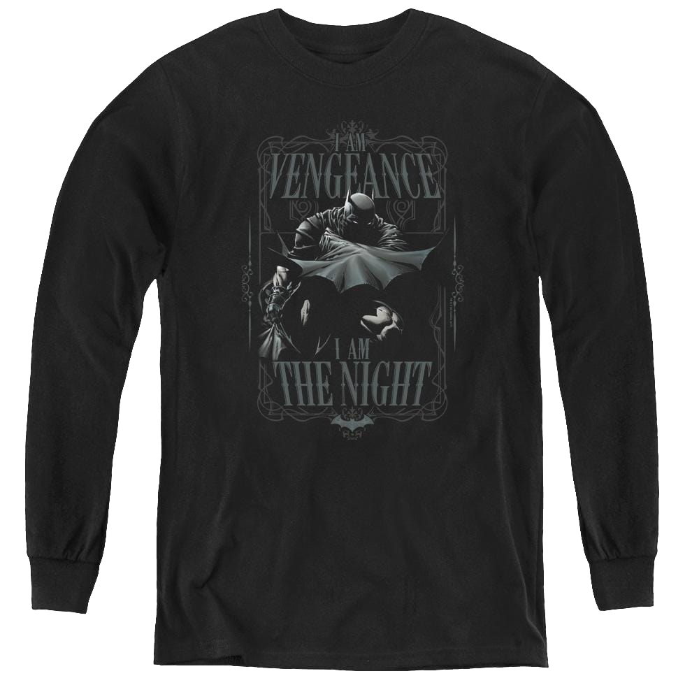 Dc Batman I Am - Youth Long Sleeve T-Shirt Youth Long Sleeve T-Shirt Batman   