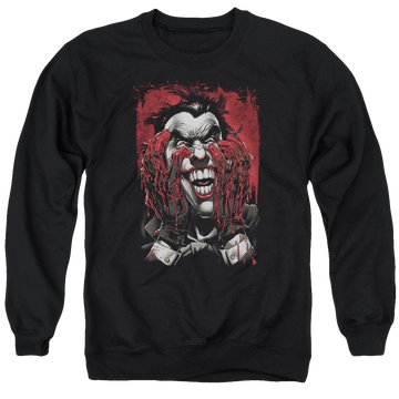 Batman Blood In Hands - Men's Crewneck Sweatshirt Men's Crewneck Sweatshirt Batman   