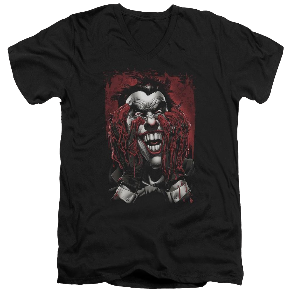 Batman Blood In Hands - Men's V-Neck T-Shirt Men's V-Neck T-Shirt Batman   