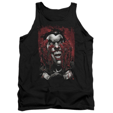 Black men's tank with Batman Blood In Hands graphic