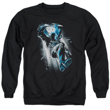 Batman Bat Crash - Men's Crewneck Sweatshirt Men's Crewneck Sweatshirt Batman   