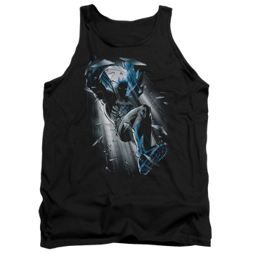 Black men's tank with Batman Bat Crash graphic