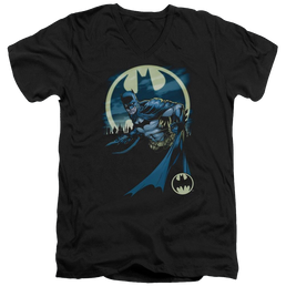 Batman Heed The Call - Men's V-Neck T-Shirt Men's V-Neck T-Shirt Batman   